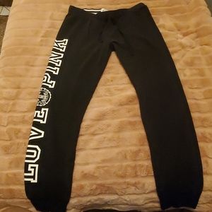 Pink sweatpants